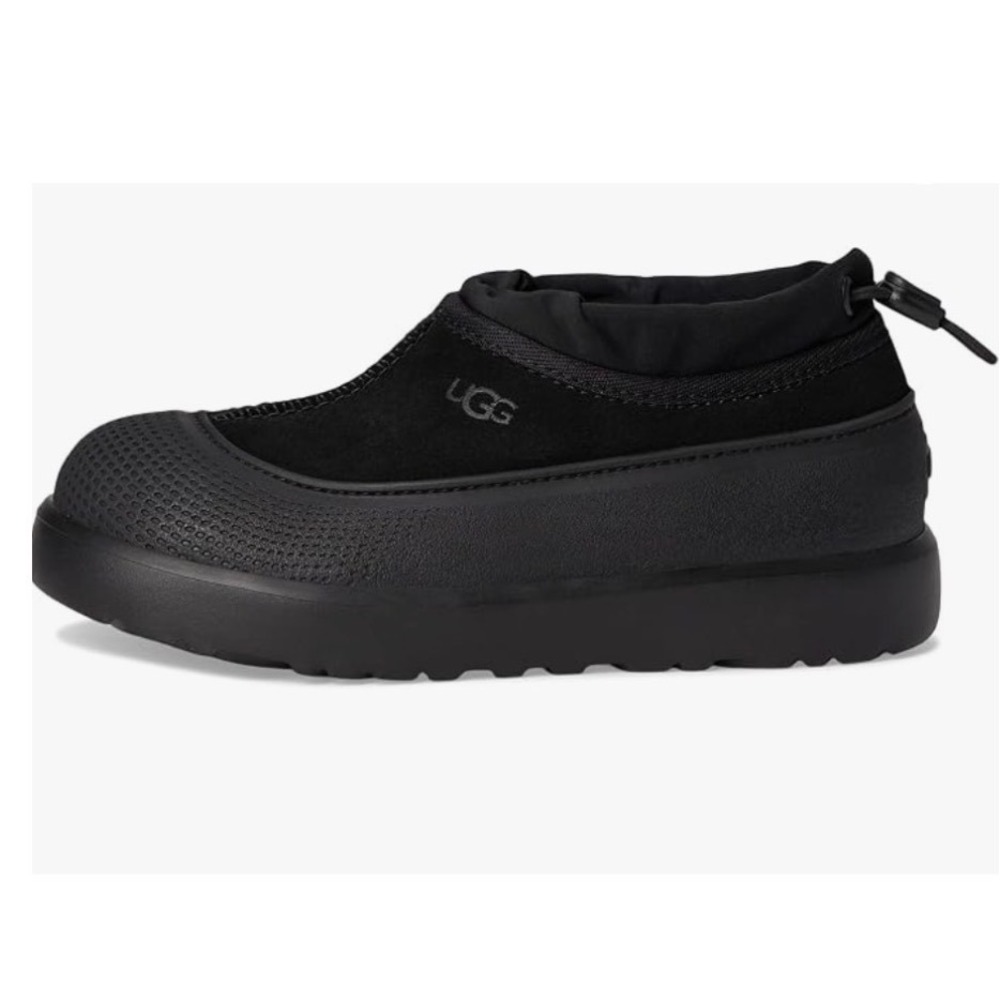 UGG Kids K Tasman Weather Hybrid Black Waterproof Suede Shoes 1171171K Size 1